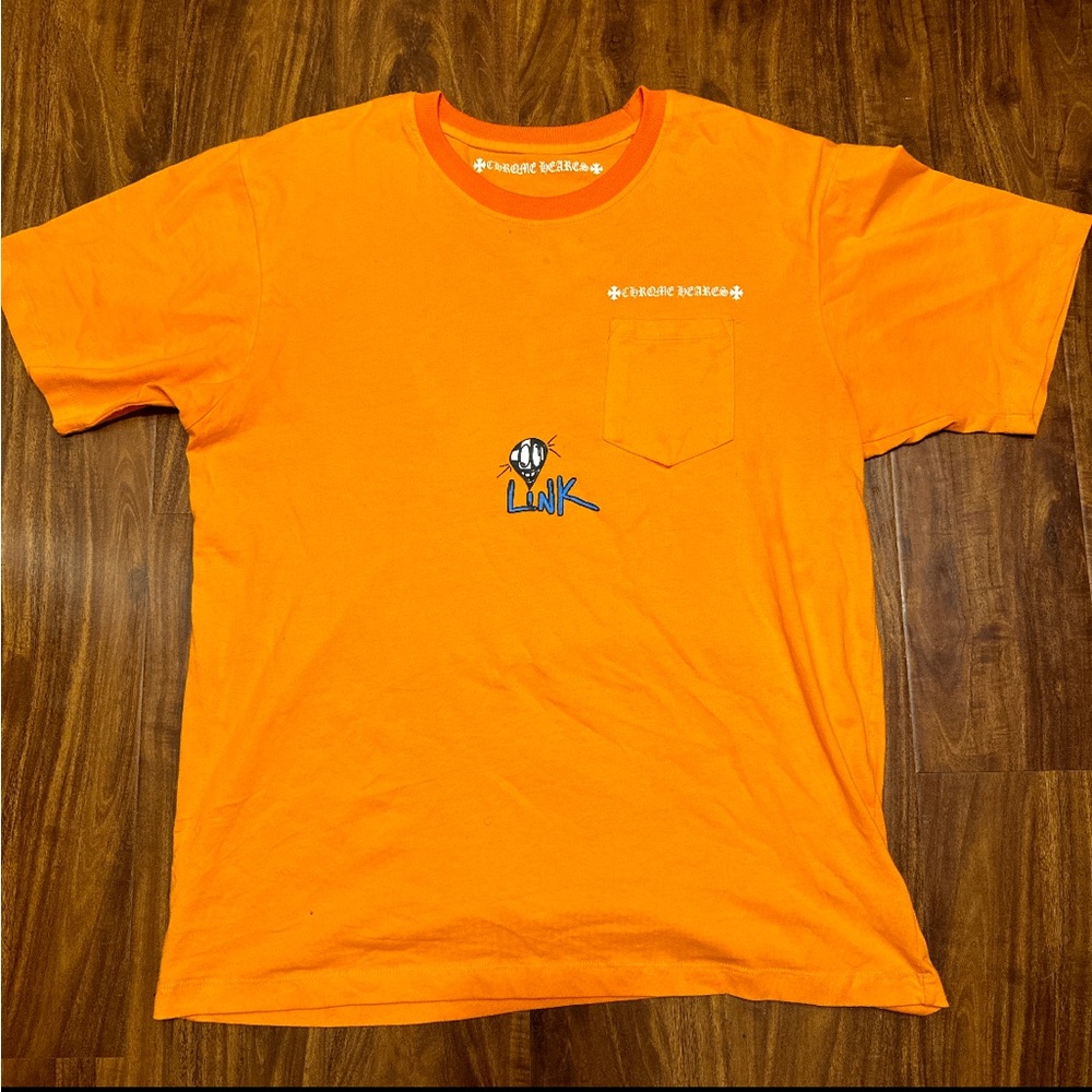 Chrome Hearts Orange Short Sleeve Tee